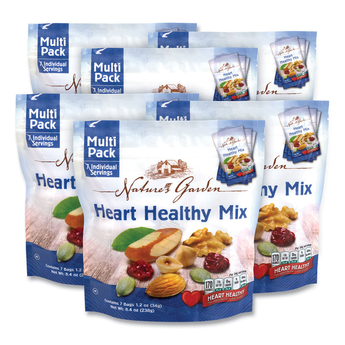 Healthy Heart Mix, 1.2 oz Pouch, 7 Pouches/Pack, 6 Packs/Box, Free Delivery in 1-4 Business Days