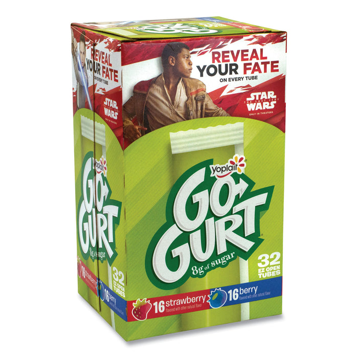 Go-Gurt Low Fat Yogurt, 2 oz Tube, 32 Tubes/Box, Free Delivery in 1-4 Business Days