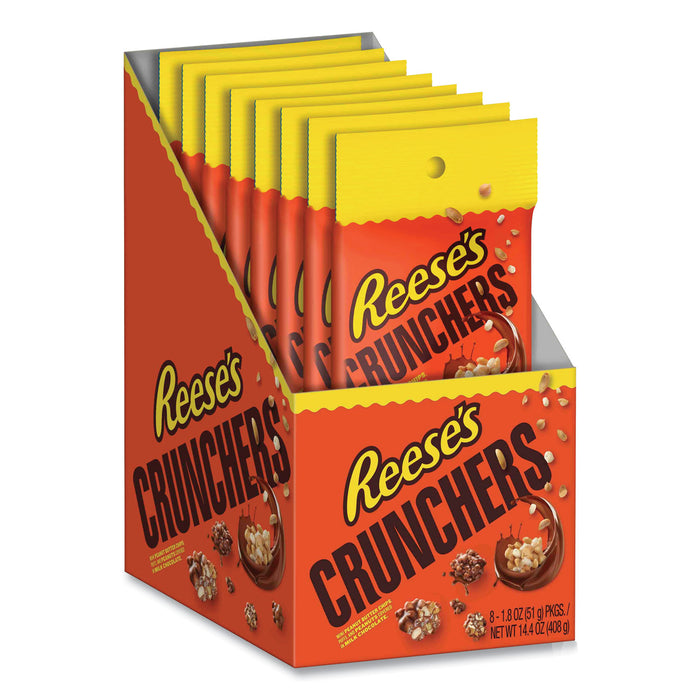 Crunchers Snacks, 1.8 oz Pouch, 8 Pouches/Box, Free Delivery in 1-4 Business Days