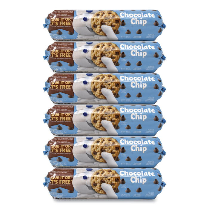 Create 'N Bake Chocolate Chip Cookies, 16.5 oz Tube, 6 Tubes/Pack, Free Delivery in 1-4 Business Days