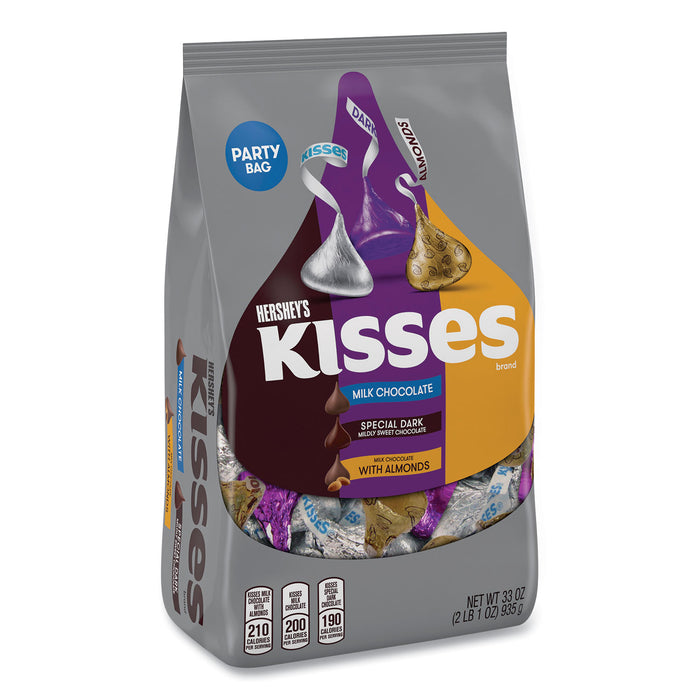 KISSES Party Bag Assortment, 33 oz Bag, Free Delivery in 1-4 Business Days