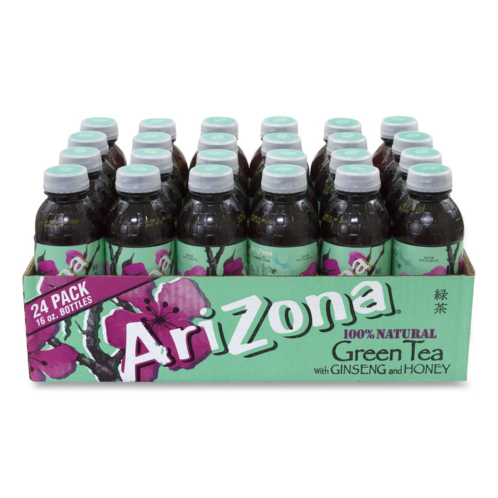 Green Tea with Ginseng and Honey, 16 oz Can, 24/Pack, Free Delivery in 1-4 Business Days