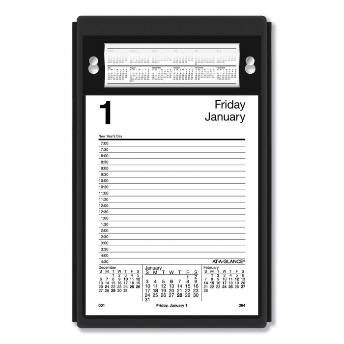 Pad Style Desk Calendar Refill, 5 x 8, 2021