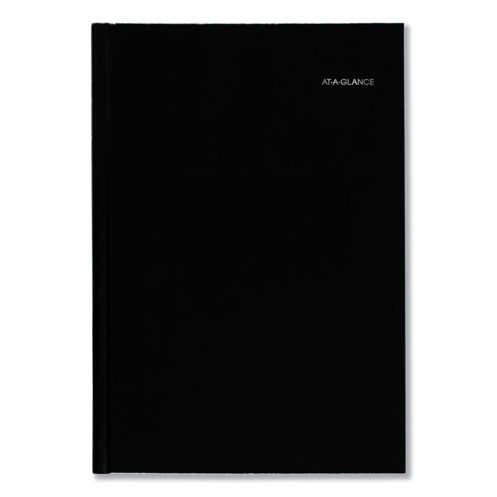 Hard-Cover Monthly Planner, 11.78 x 5, Black, 2020-2022