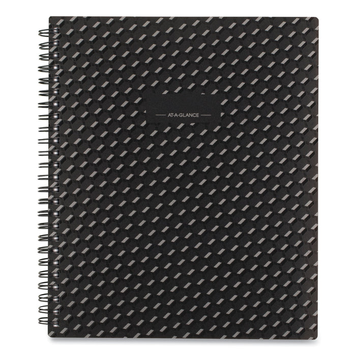 Elevation Poly Weekly/Monthly Planner, 8.75 x 7, Black, 2021