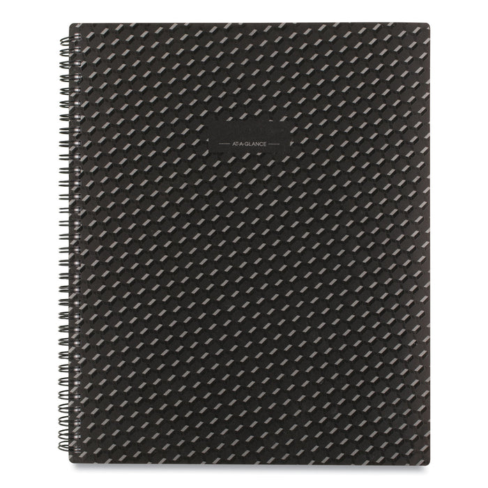 Elevation Poly Weekly/Monthly Planner, 11 x 8.5, Black, 2021