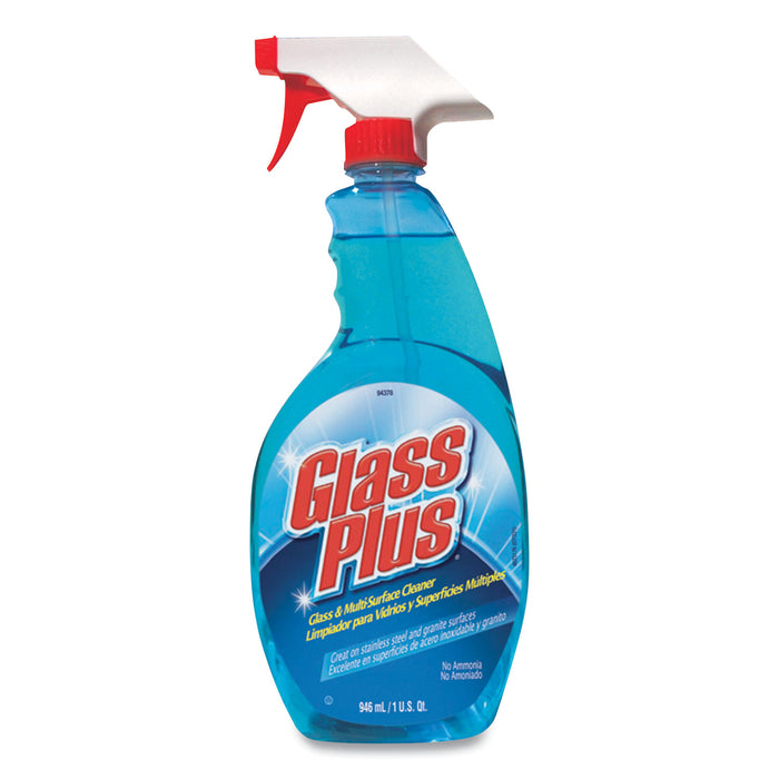 Glass Cleaner, 32oz Spray Bottle, 12/Carton