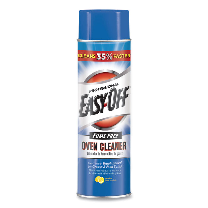 Fume Free Max Oven Cleaner, Foam, Lemon, 24oz Aerosol, 6/Carton