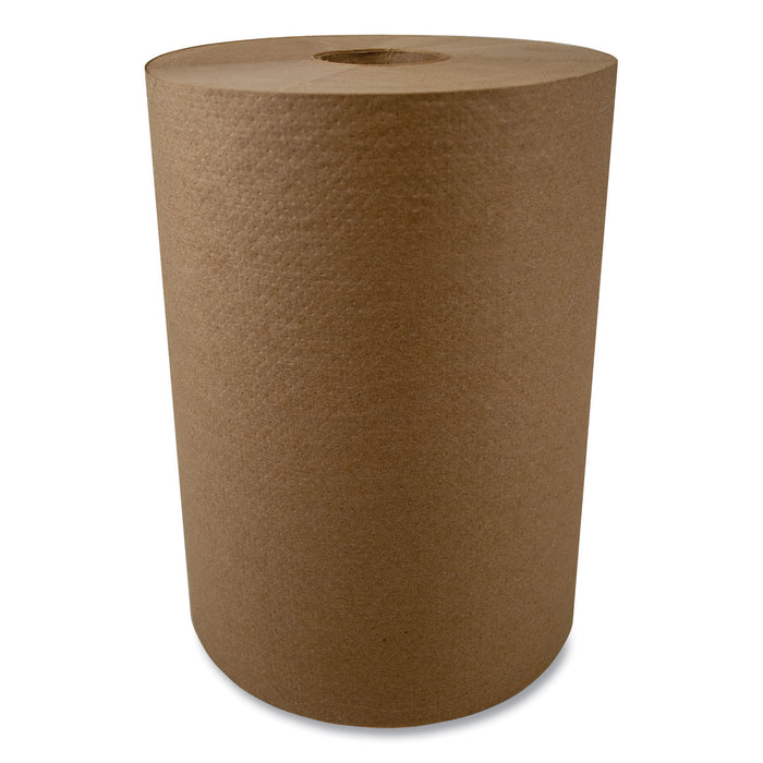 10 Inch Roll Towels, 1-Ply, 10" x 800 ft, Kraft, 6 Rolls/Carton