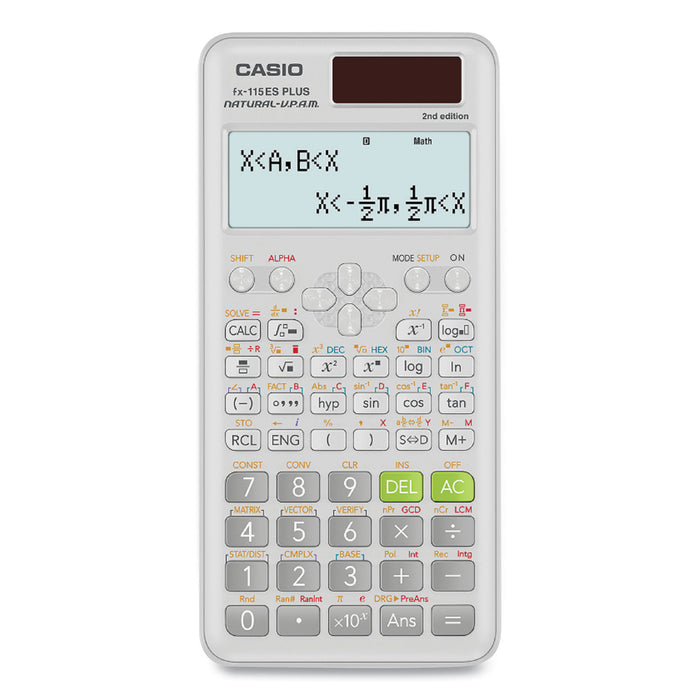 FX-115ESPLS2-S 2nd Edition Scientific Calculator, 12-Digit Natural Textbook Display