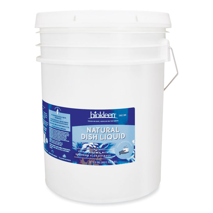 Natural Dish Liquid, Citrus, 5 gal Pail