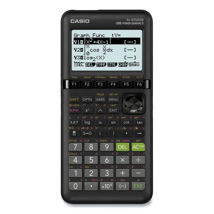 FX-9750GIII 3rd Edition Graphing Calculator, 21-Digit LCD