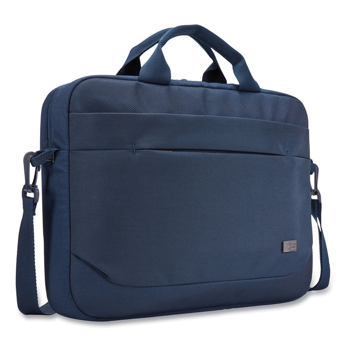 Advantage Laptop Attache, For 14" Laptops, 14.6 x 2.8 x 13, Dark Blue