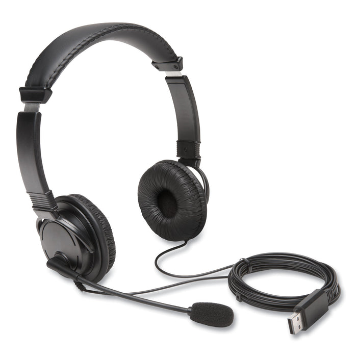 Hi-Fi Headphones with Microphone, Black
