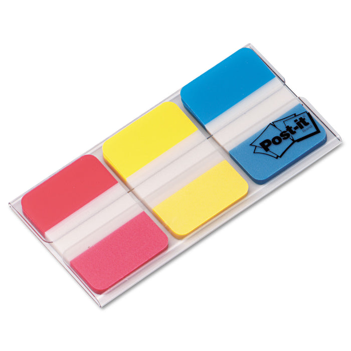 1" Tabs, 1/5-Cut Tabs, Assorted Primary Colors, 1" Wide, 66/Pack