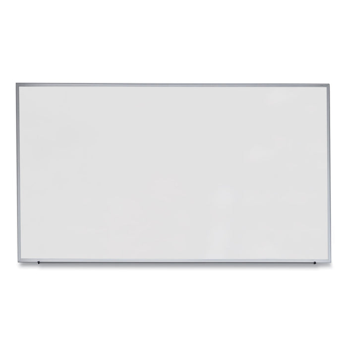 Dry Erase Board, Melamine, 72 x 48, Satin-Finished Aluminum Frame