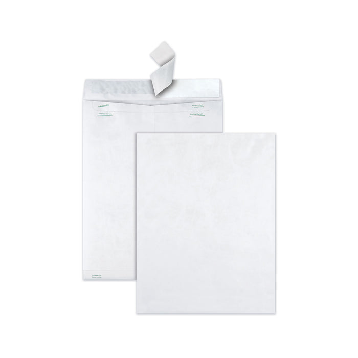 Catalog Mailers, DuPont Tyvek, #15 1/2, Cheese Blade Flap, Redi-Strip Closure, 12 x 16, White, 100/Box