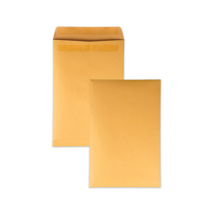 Redi-Seal Catalog Envelope, #15, Cheese Blade Flap, Redi-Seal Closure, 10 x 15, Brown Kraft, 250/Box