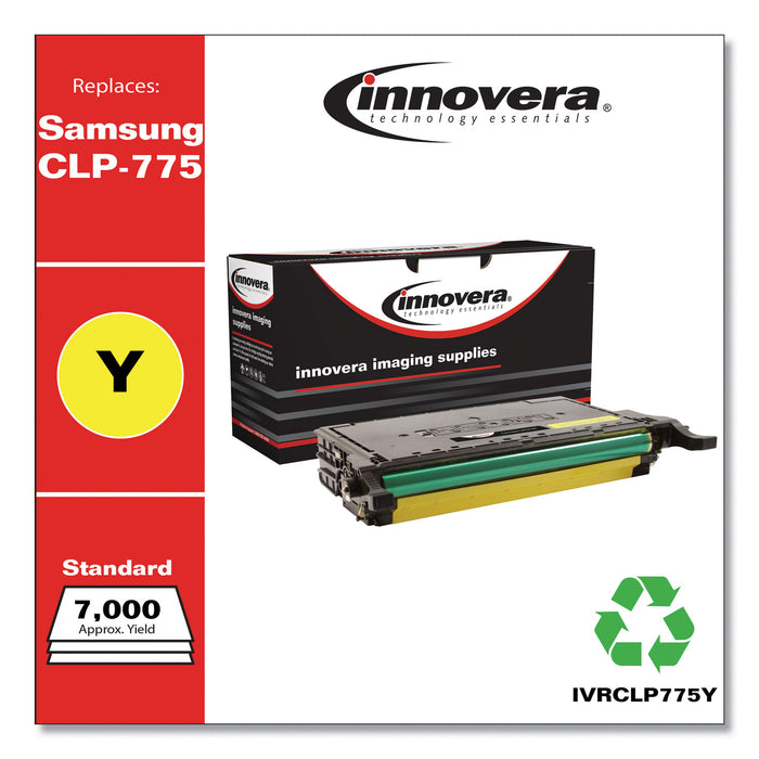 Remanufactured Yellow Toner Cartridge, Replacement for Samsung CLP-775 (CLT-Y609S), 7,000 Page-Yield