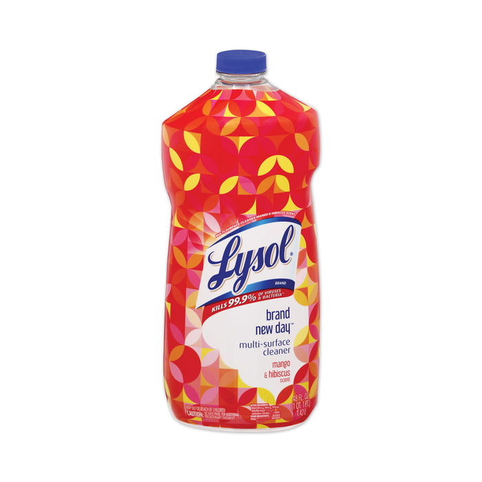 Brand New Day Multi-Surface Cleaner, Mango and Hibiscus Scent, 48 oz Bottle, 6/Carton