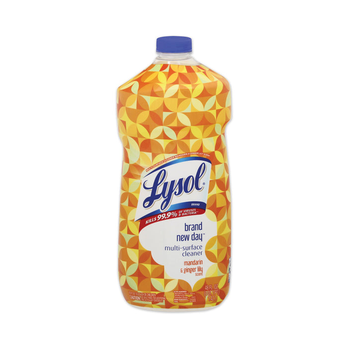 Brand New Day Multi-Surface Cleaner, Mandarin and Ginger Lily Scent, 48 oz Bottle, 6/Carton