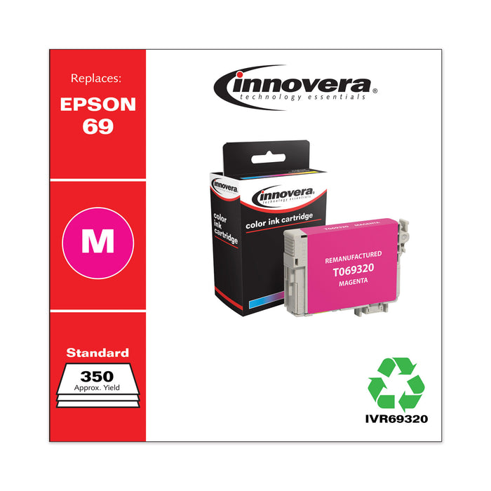 Remanufactured Magenta Ink, Replacement For Epson 69 (T069320), 350 Page Yield