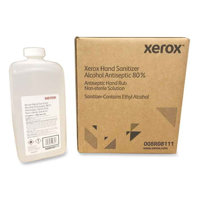Liquid Hand Sanitizer, 0.5 gal Bottle, Unscented, 4/Carton