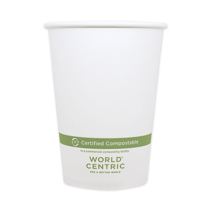 Paper Bowls, 4.4" dia x 5.8", 32 oz, White, 500/Carton