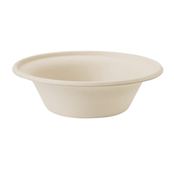 Fiber Bowls, 6" dia x 1.7", 11 oz, Natural, 1,000/Carton