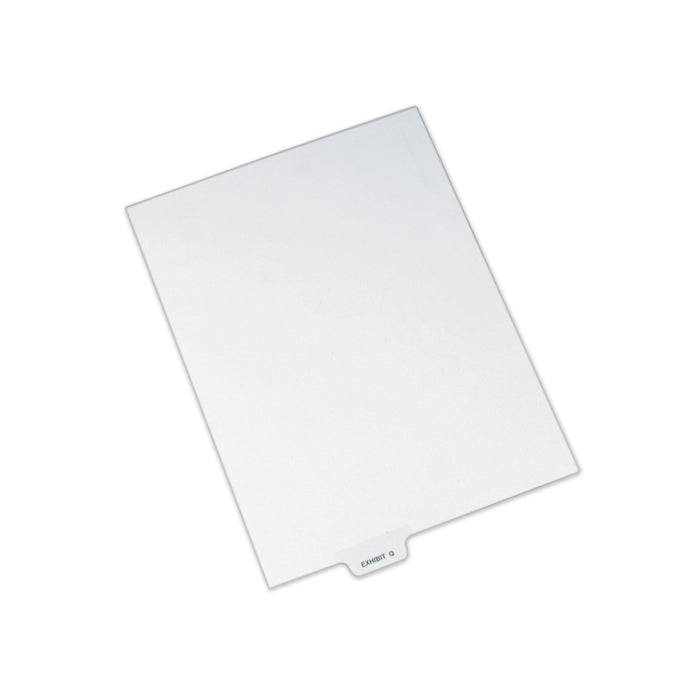 Avery-Style Preprinted Legal Bottom Tab Dividers, Exhibit Q, Letter, 25/Pack