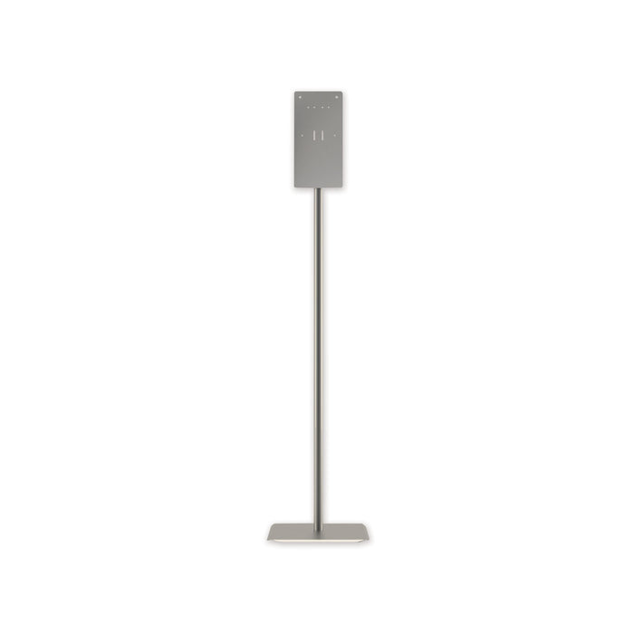 Hand Sanitizer Station, 12 x 16 x 54, Silver