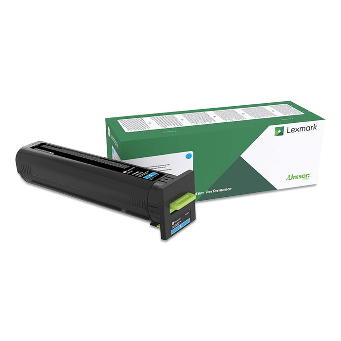 82K0XCG Extra High-Yield Return Program Toner Cartridge, 22,000 Page-Yield, Cyan
