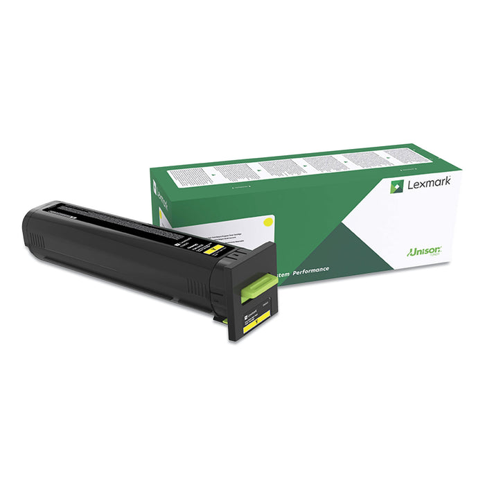 82K0XYG Extra High-Yield Return Program Toner Cartridge, 22,000 Page-Yield, Yellow