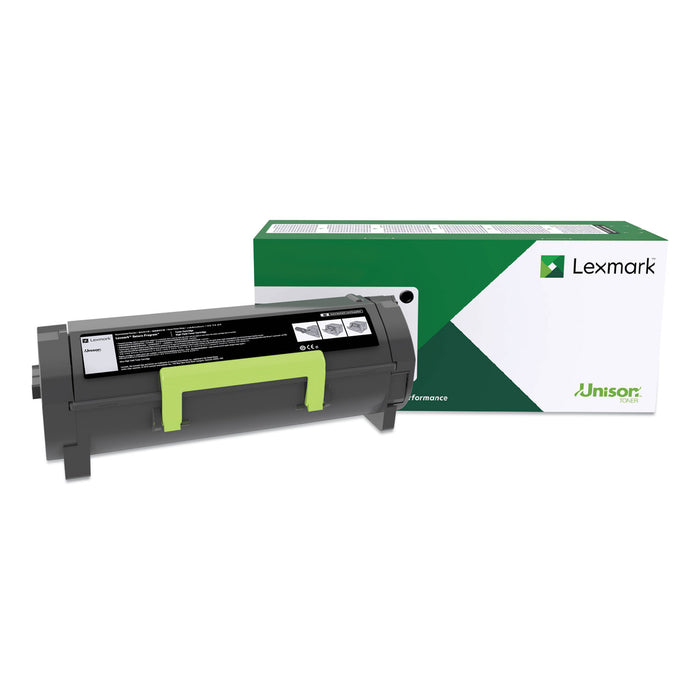 50F000G Return Program Toner Cartridge, 1,500 Page-Yield, Black