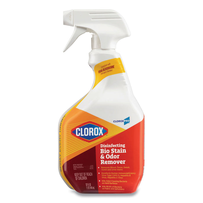 Disinfecting Bio Stain and Odor Remover, Fragranced, 32 oz Spray Bottle