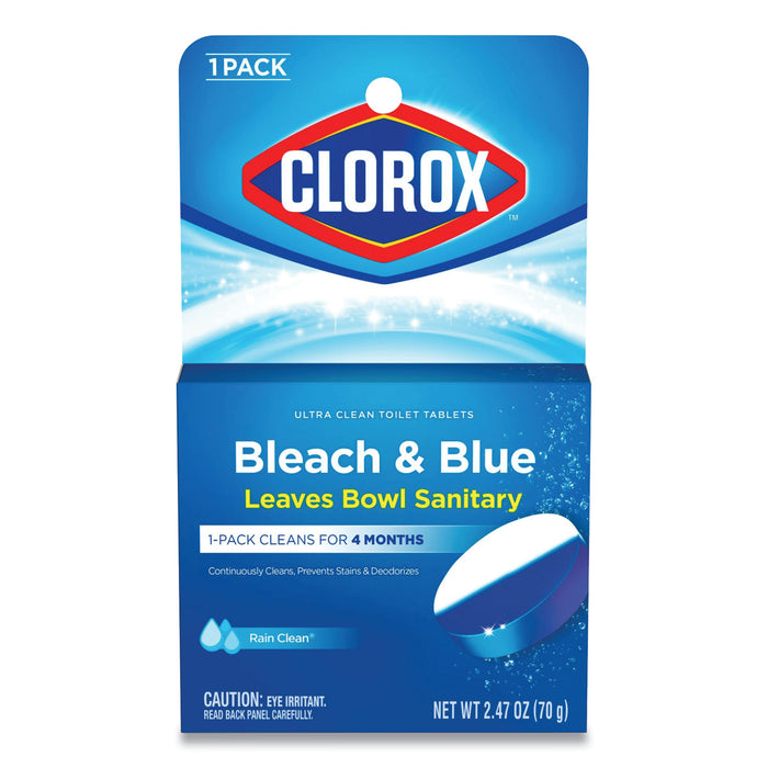 Bleach & Blue Automatic Toilet Bowl Cleaner, Rain Clean, 2.47oz Tablet