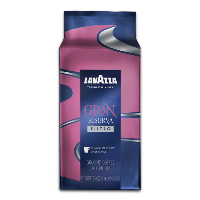 Gran Riserva Fractional Pack Coffee, Dark and Bold, 8 oz Fraction Pack, 30/Carton