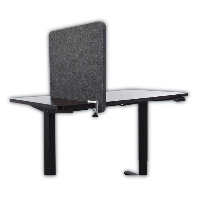 Desk Divider Privacy Panel Sound Reducing Office Partition for Desk Cubical, 23.5 x 1 x 22, Polyester, Ash