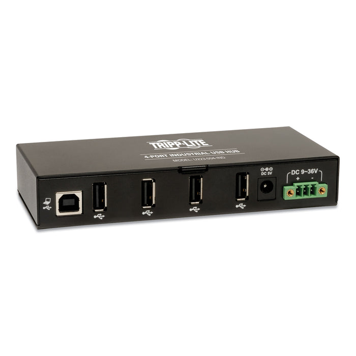 4-Port USB 2.0 Mini Hub, Black