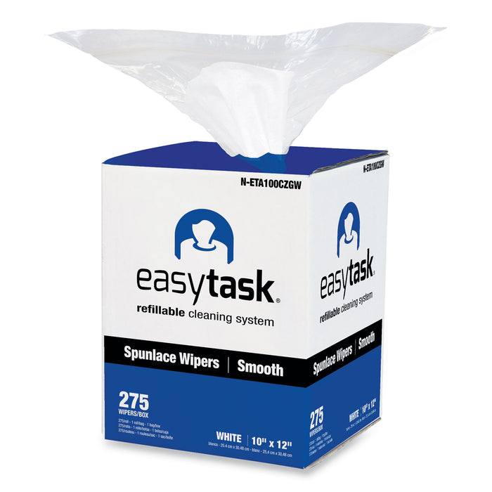 Easy Task A100 Wiper, Center-Pull, 10 x 12, 275 Sheets/Roll with Zipper Bag