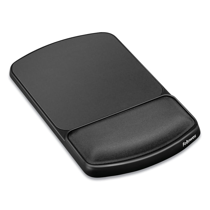 Gel Mouse Pad with Wrist Rest, 6.25" x 10.12", Graphite/Platinum