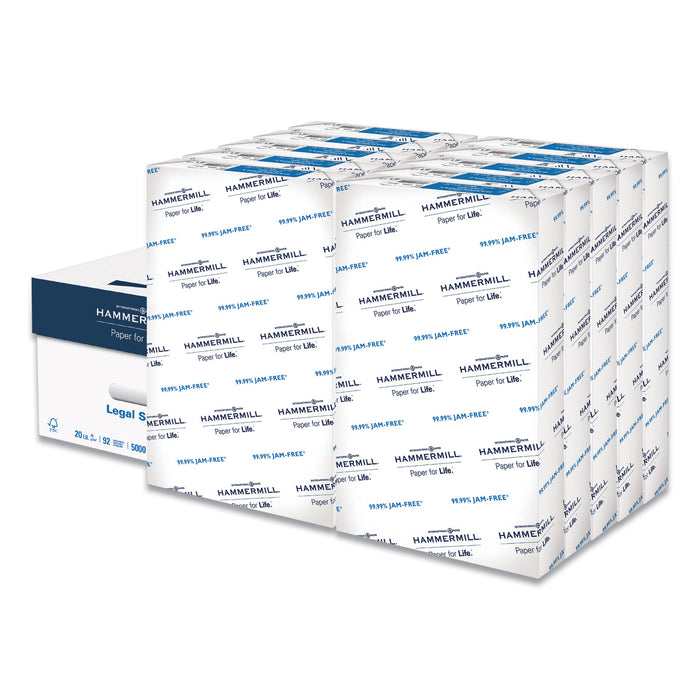 Copy Plus Print Paper, 92 Bright, 20 lb, 8.5 x 14, White, 500 Sheets/Ream, 10 Reams/Carton