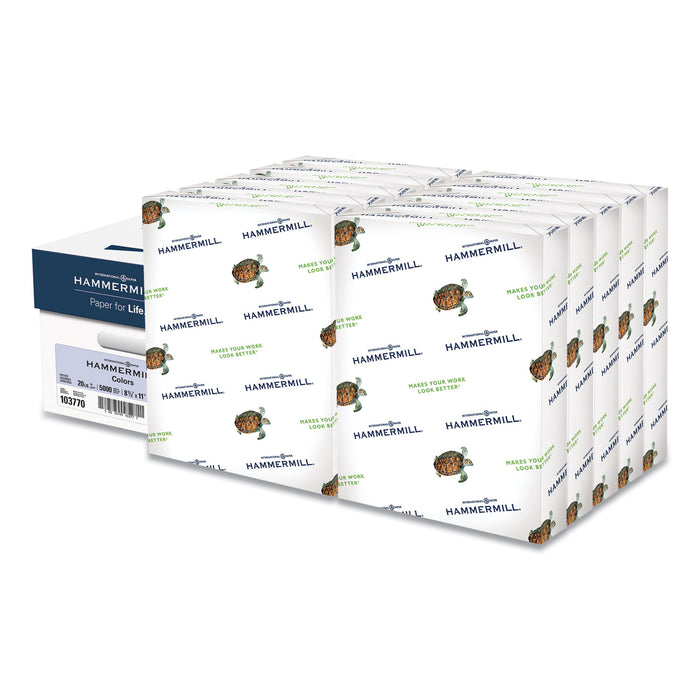 Colors Print Paper, 20lb, 8.5 x 11, Orchid, 500 Sheets/Ream, 10 Reams/Carton