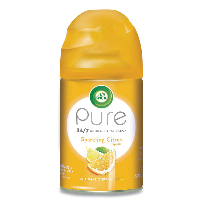 Freshmatic Ultra Automatic Pure Refill, Sparkling Citrus, 5.89 oz, 6/Carton