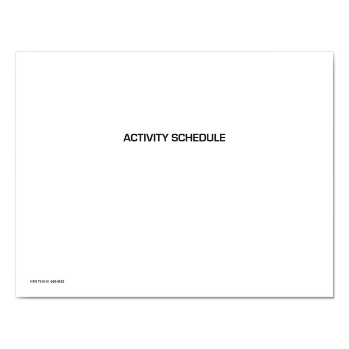 7510016650582 Activity Schedule, 11 x 9, 2021, 10/Pack
