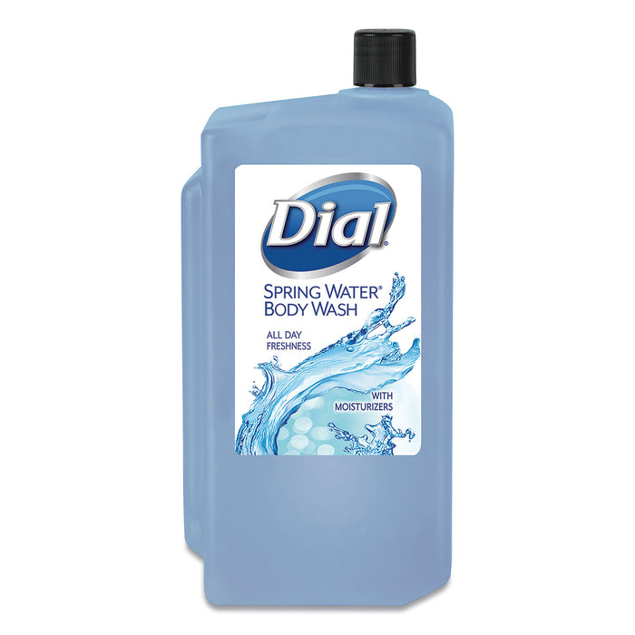 Body Wash, Spring Water, 1 L Refill Cartridge, 8/Carton