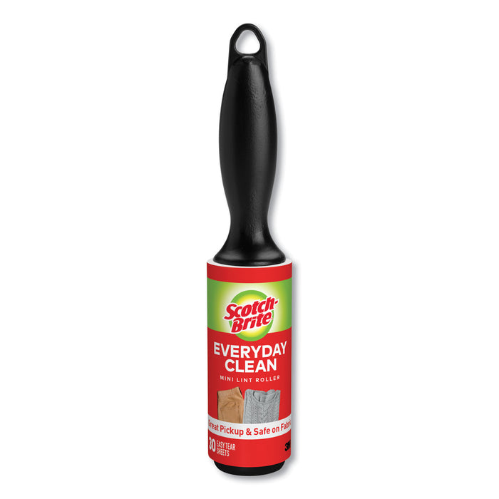 Lint Roller, Heavy-Duty Handle, 30 Sheets/Roller, 24 Rollers/Carton