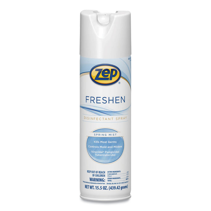 Freshen Disinfectant, Spring Mist, 15.5 oz Aerosol Can, 12/Carton
