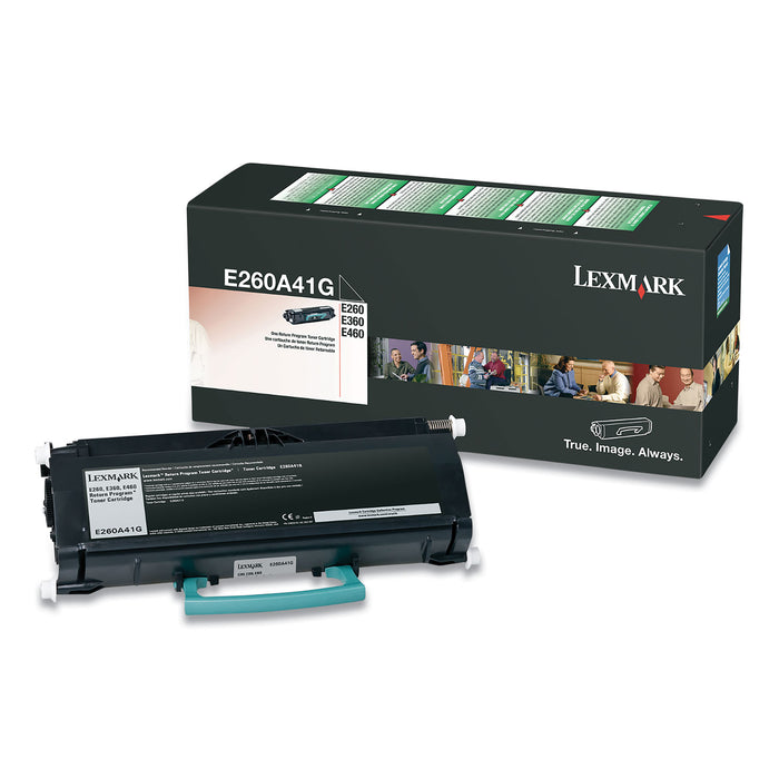 E260A41G (E260) Return Program Toner, 3500 Page-Yield, Black