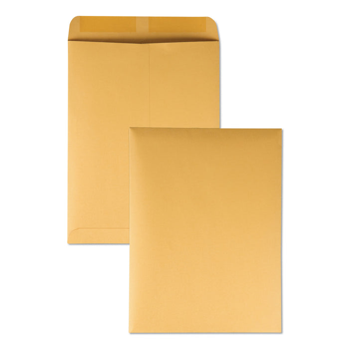 Catalog Envelope, #12 1/2, Cheese Blade Flap, Gummed Closure, 9.5 x 12.5, Brown Kraft, 250/Box
